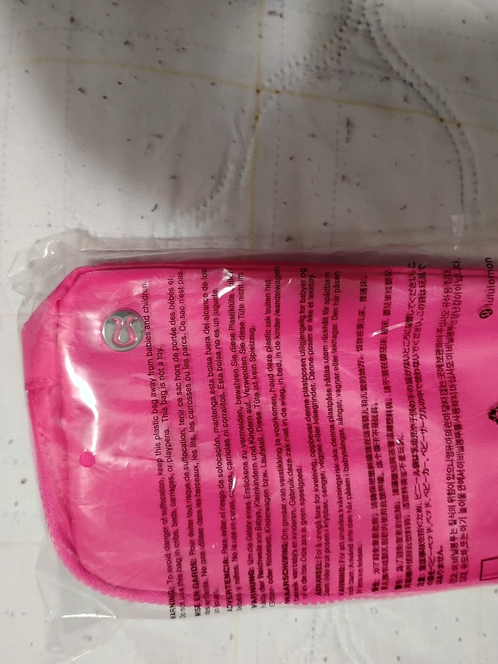 lululemon athletica Hot Pink Cell Phone Sleeve Pouch